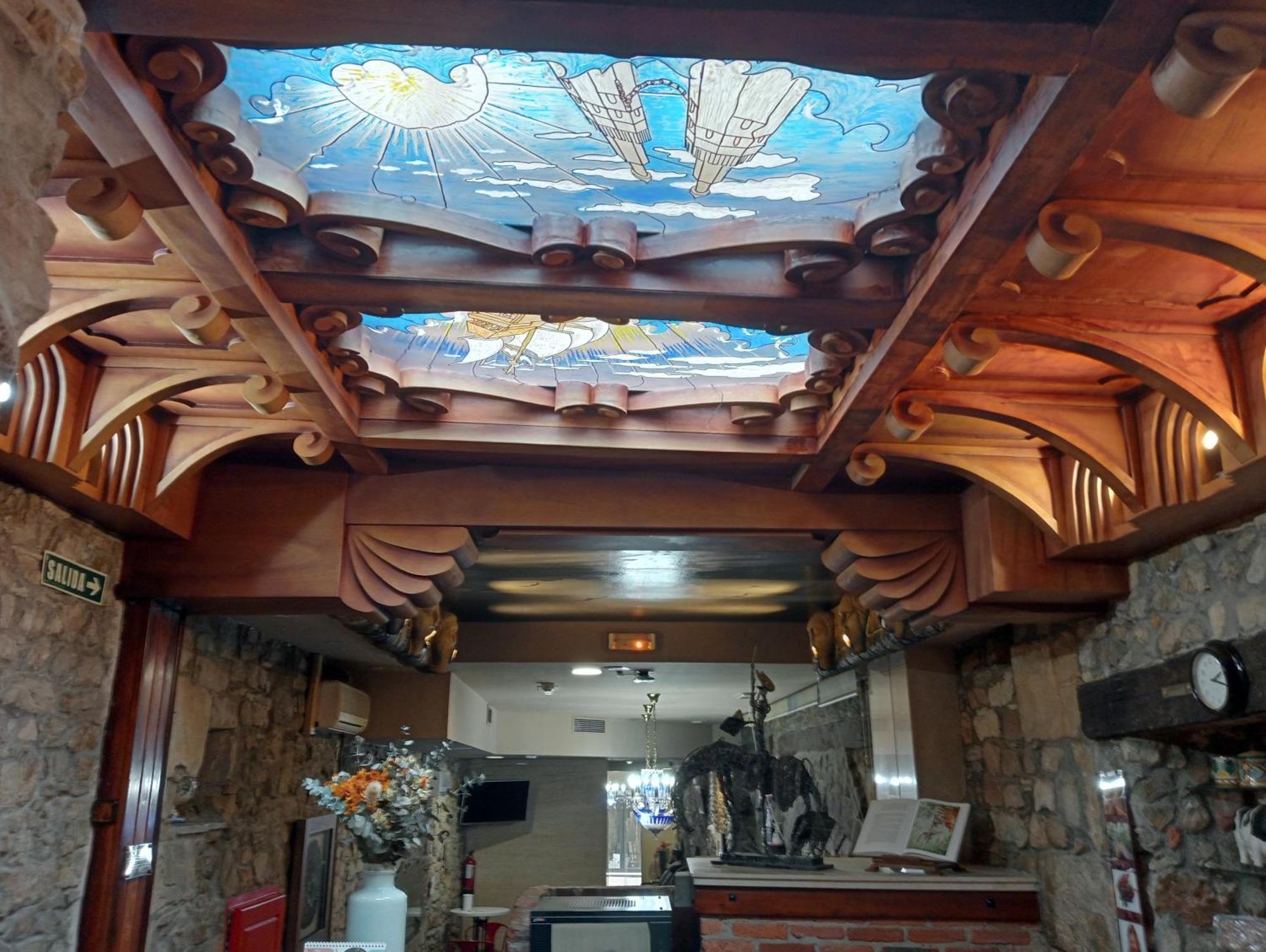 Don Pedro Hotel Aviles Bagian luar foto